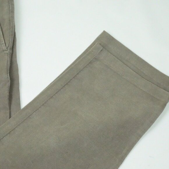 Isaia Tinto Slim Brown Textured Cotton Blend Casual Men Chino Pant 48R EU NEW - Picture 2 of 8